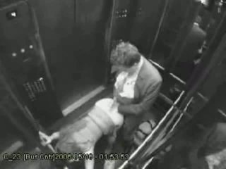 Napalone para getting gorące w to elevator wideo