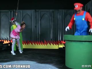 Brazzers - mario y luigi parodia double stuff