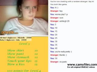 Gyzykly gyz plays the omegle oýun