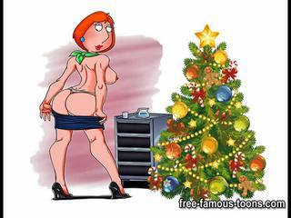 Beroemd cartoons kerstmis orgie