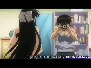 Tied üles ja blindfold hentai gets käsitöö ja photo