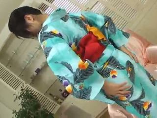 Megumi harukalovely японки мадама в костюм fondles тя путка