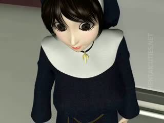 3d hentai nonne gets slit vibrated