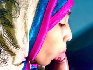 India muslim hijab colorful garganta profunda desi cara joder