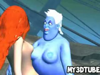 3d ariel gets fucked těžký podvodní podle ursula