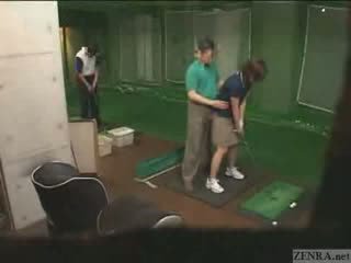 Дуже руки на японська гольф lesson