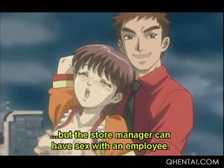 Hentai Waitress Pussy Teased And Fisted By Their Manager