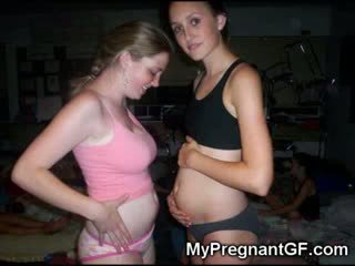 妊娠した ティーン girlfriends!