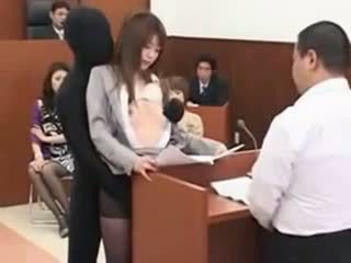 Ýapon jana lawyer gets fucked by a invisible man
