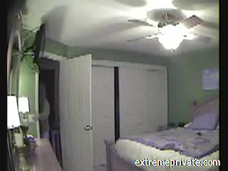 My busty Mum caught on spy cam in bedroom Video
