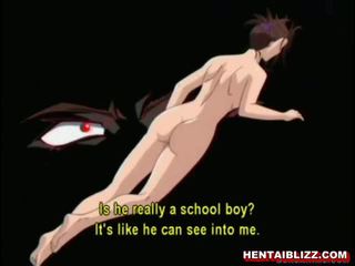 Japanese Hentai Schoolgirl Gets Squeezed And Clamp Her Tits