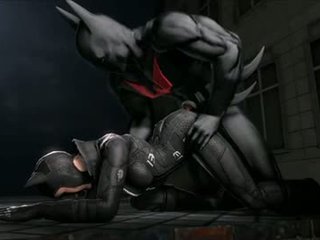 Catwoman and Harley Quinn have sex