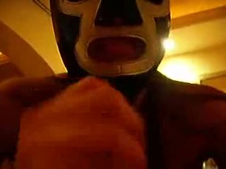 Mexican Chick With Mexican Fighter Mask On