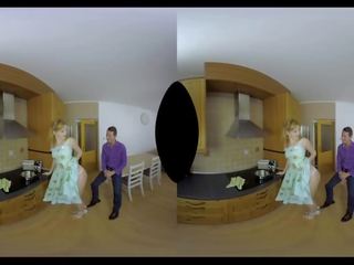 Anny Aurora in a hot vintage housewife scene in VR Porn Videos