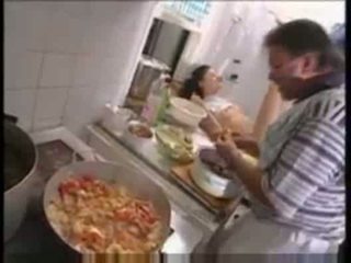 Kitchen anal fuck fun