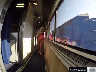 SEX ON TRAINS - almost busted