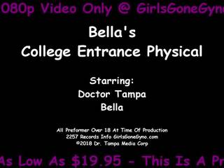 Cute Shy Teen Bella gets First Gyno Exam from Doctor.