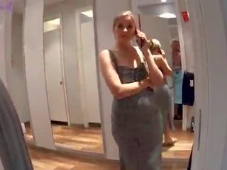 Fitting Room Sex With Clothing Store Consultant Ends Cum Swallow