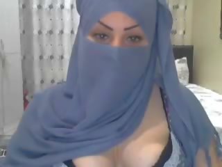 Bela hijabi senhora webcam exposição, grátis porno 1f