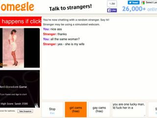 vrouw, omegle