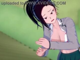 Yaoyorozu bystiga joi instructions till ryck off - min hero academia