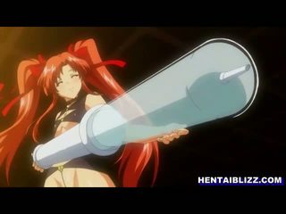 Pregnant hentai gets ass injection wit...