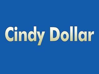 Cindy dollar público marital device mojada vagina masturbation